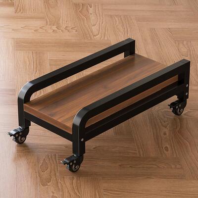 电脑主机底架可移动带轮家用置Fhzwzhqx物架台式电桌下主脑机托托