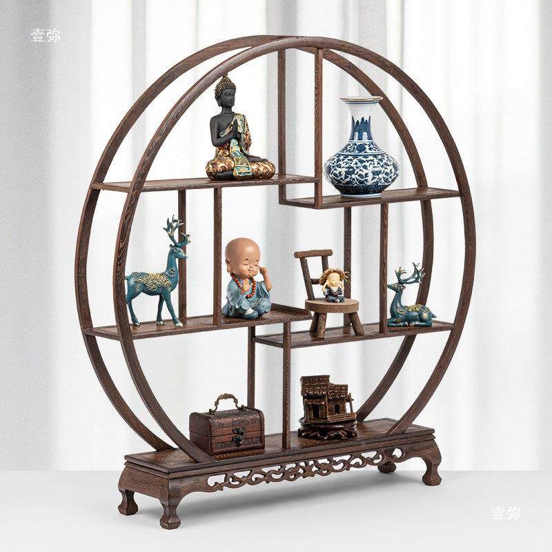 大鸡古翅木博架实木式多宝ZYG0004阁仿古圆中形茶具架子摆件,基础建材,脚轮/万向轮,淘宝优惠券,粉丝福利购,淘宝优惠卷