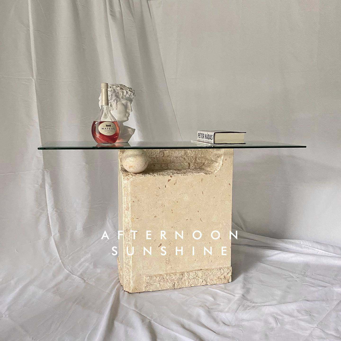 轻复古奢天然洞石黄茶桌玄关台边几件梳妆台摆756小户型家居款式,基础建材,脚轮/万向轮,淘宝优惠券,粉丝福利购,淘宝优惠卷