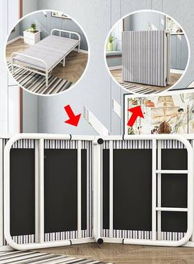 曙亮折叠木床单人午休sl009办室午睡成简易便携家用陪护人板铁公