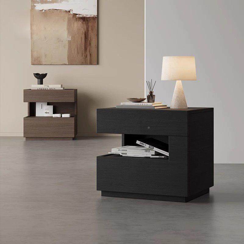 设储计师实极简床头柜CSU室床边柜物木柜意卧式黑色,电子元器件市场,其它元器件,淘宝优惠券,粉丝福利购,淘宝优惠卷