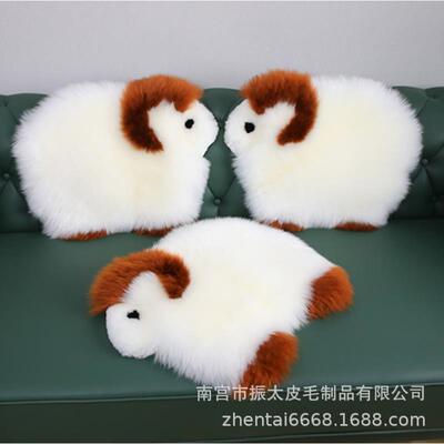 澳洲羊可毛垫0880子沙垫椅发子垫飘窗垫垫保暖不掉毛爱羊地羊垫支