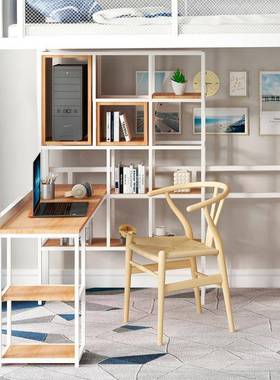 简约楼式铁铁艺高阁低床卧室高省空间架XJY20042床多功能上床下桌