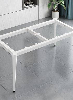 桌腿支架定制铁艺办公脑会RKZ议桌脚书金茶几底座台电岩板餐属桌