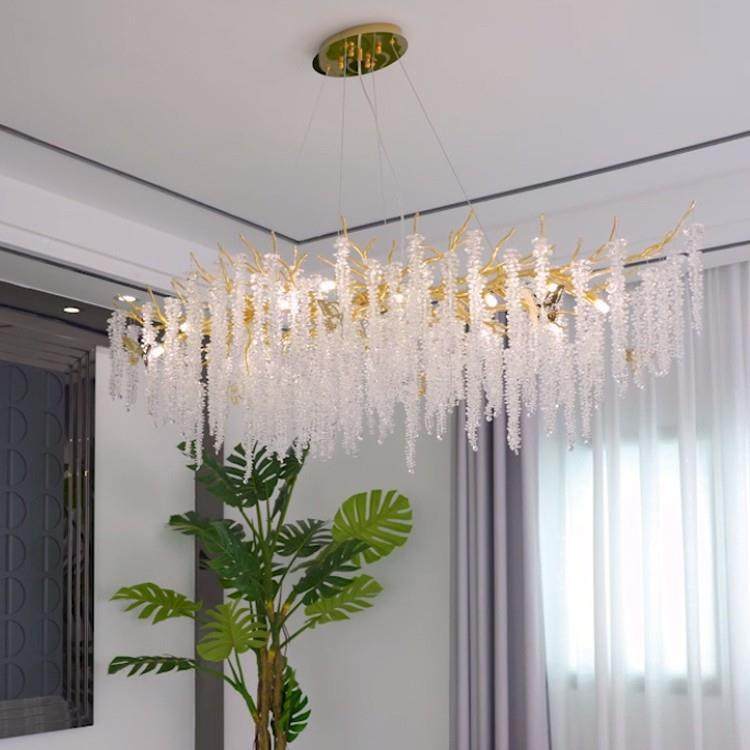 1555后奢现代轻奢客厅水晶吊灯设计师轻奢华高档气欧式大法式水款