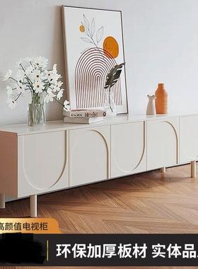 轻奢奶代油收风室电视柜现简约电视柜法63221式客厅卧地柜新款纳