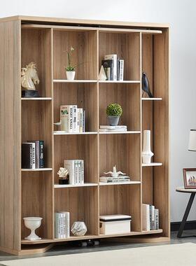 家工厂直叠销旋转折床隐形床多功能床转62187床书柜组合具床五金