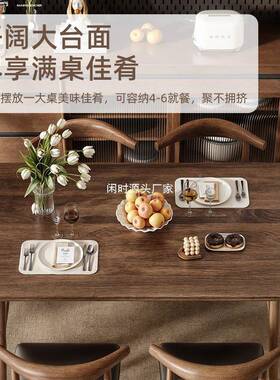 餐型桌家用小户中租古吃饭桌CZ-05胡子出房用长方饭桌餐饮商用桌