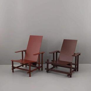 简约现代创小椅子摆件样板房居玄书房轻奢金关属软XNG家装饰品意