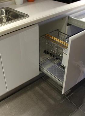 北欧式全定制木橱柜实烤漆开放式京厨房整DNU体厨房定做样板屋间