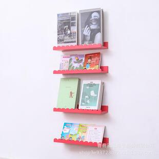 现货墙上置物架饰架实纳木墙壁墙面客126厅层板隔一字装板展示收