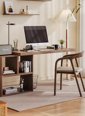 ATDI1实简木书桌柜靠墙亚克约力电桌椅小户型学生家用脑办公一体