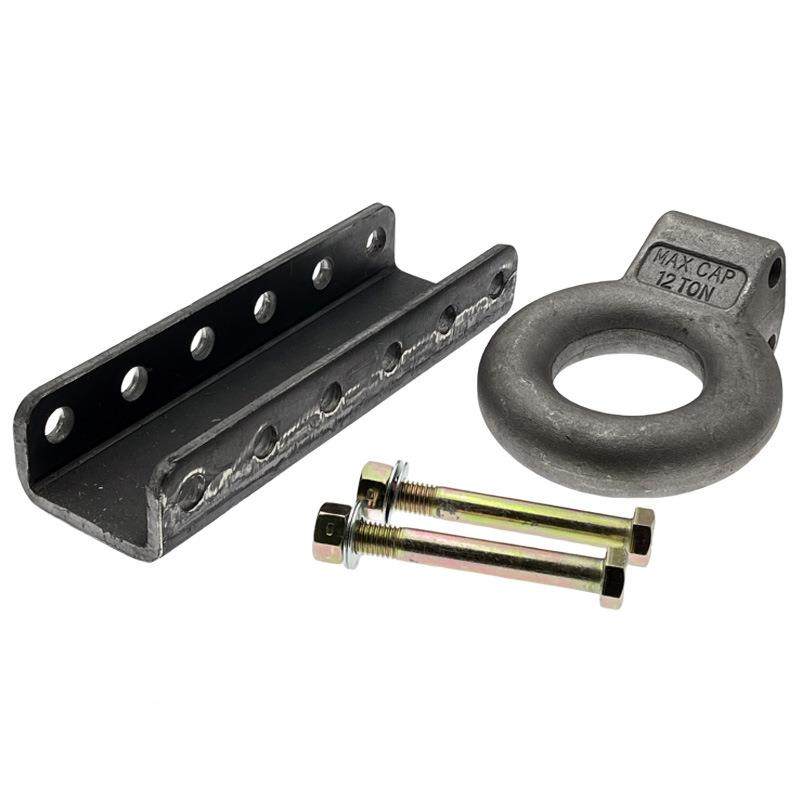 挂拖拖房车改装件造牵锻引环车环牵引挂钩3寸可调节168固定环拖车