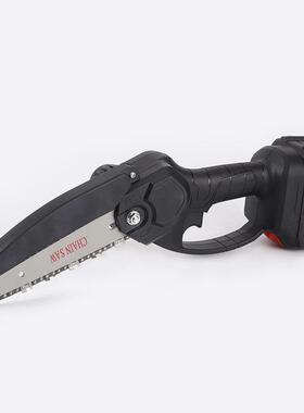 新款手式伐迷持你锂电园林锯木修枝电动工具电链锯充电式NXO电锯