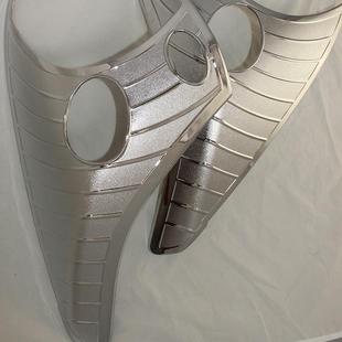 饰件 24231普拉多2霸道70J0F120前灯罩大灯框ABS镀铬装 2003 2009款