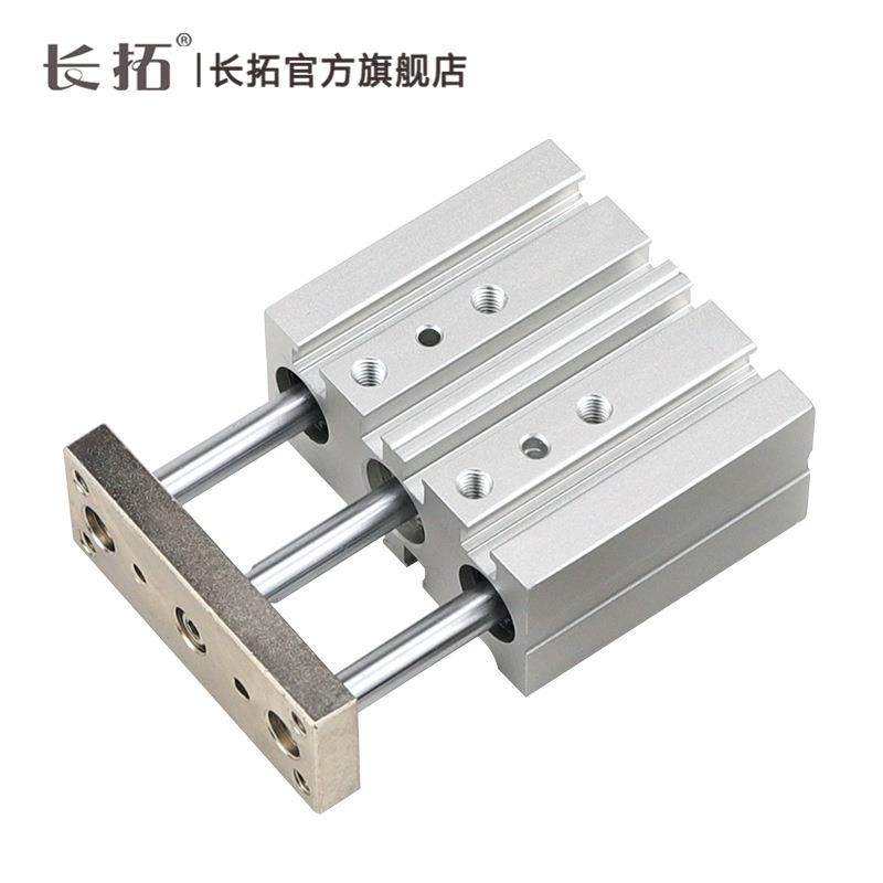 亚德客型三轴三杆导杆新薄型气缸TCM630-2725/50/7/带1050/20/300