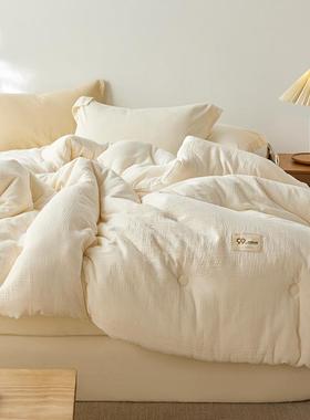 慕绒有机雾感纱140K2789婴9大豆被层全棉双通纱母款春秋被冬被芯