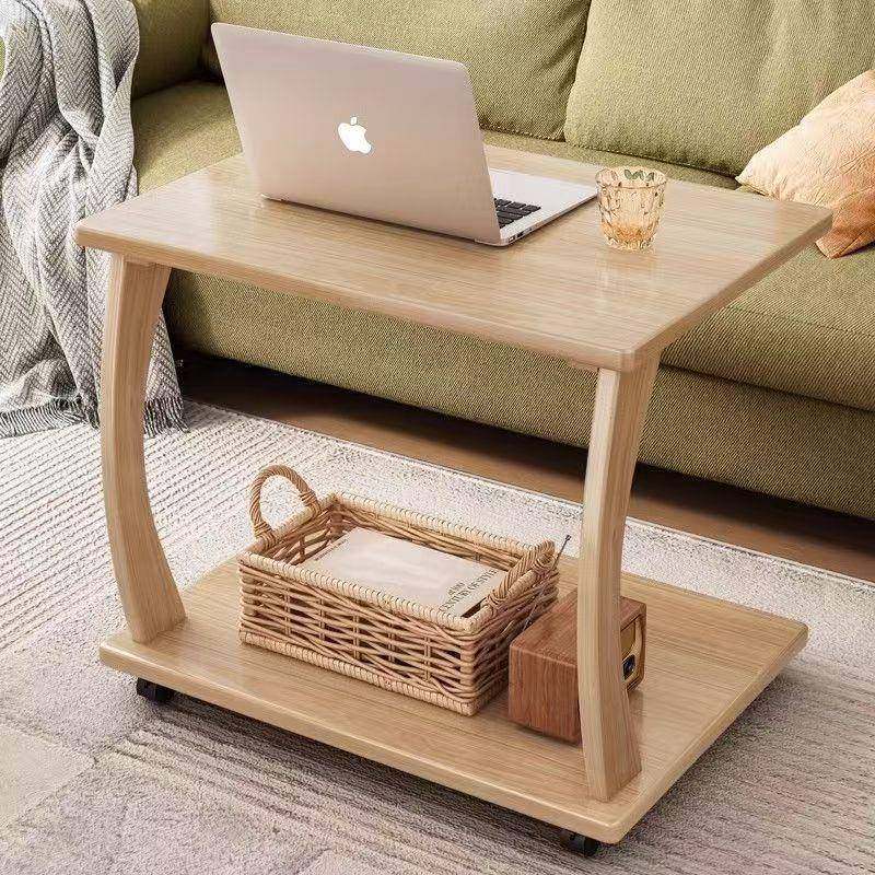 可移动翻盖实几木边脑几客小厅家用边桌床边220沙发写字电桌子茶