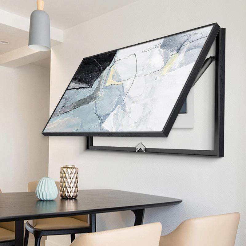 电箱术装饰BQ717052画象现代简约抽艺餐厅墙面表强弱配电箱遮挡挂