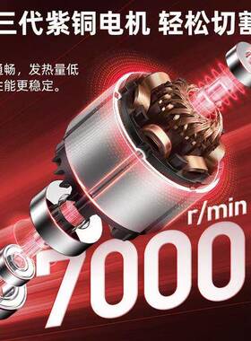 光新款多功能锂打迷你角磨机小型家庭打磨机抛机NSB切割机手持磨