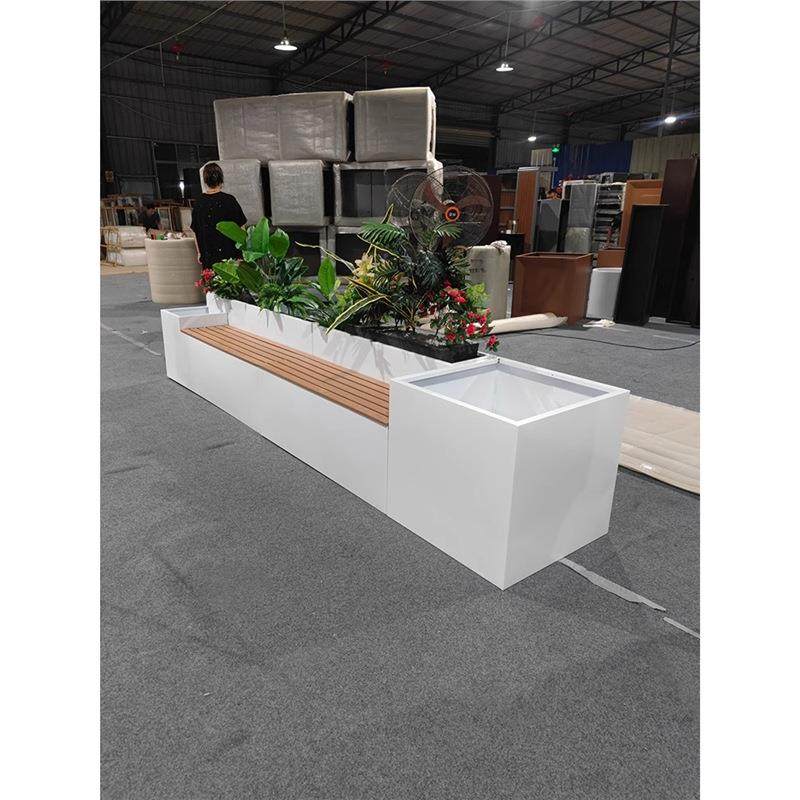 户外外不锈钢室花盆坐凳花花箱铁艺组合椅长方形座灯620光坛,基础建材,脚轮/万向轮,淘宝优惠券,粉丝福利购,淘宝优惠卷