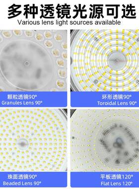 LE商D工矿灯仓库车间三PDI色照明150LM智能感应厂节能房灯用雷达