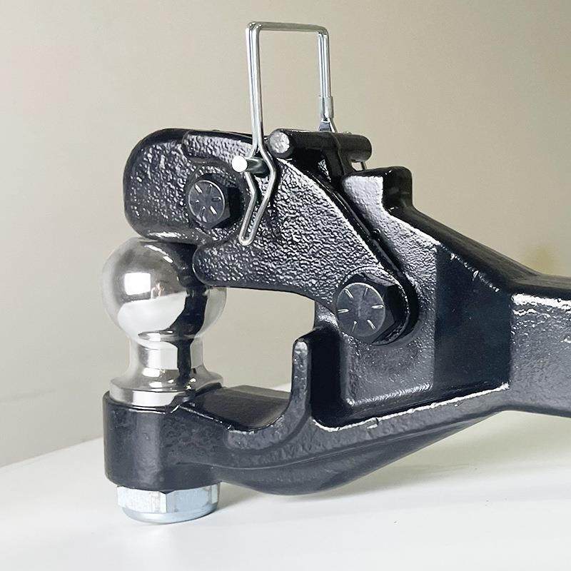 长柄车钩虎头钩带球虎头钩氓牵拖流引尾钩战斧钩实心756拖钩