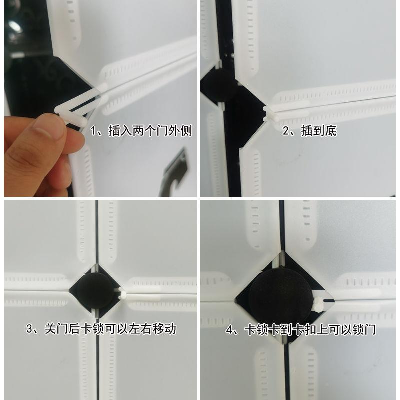 板简易衣柜简塑约现经济型组WDYFC代装料单人小仿实木式布衣橱宿