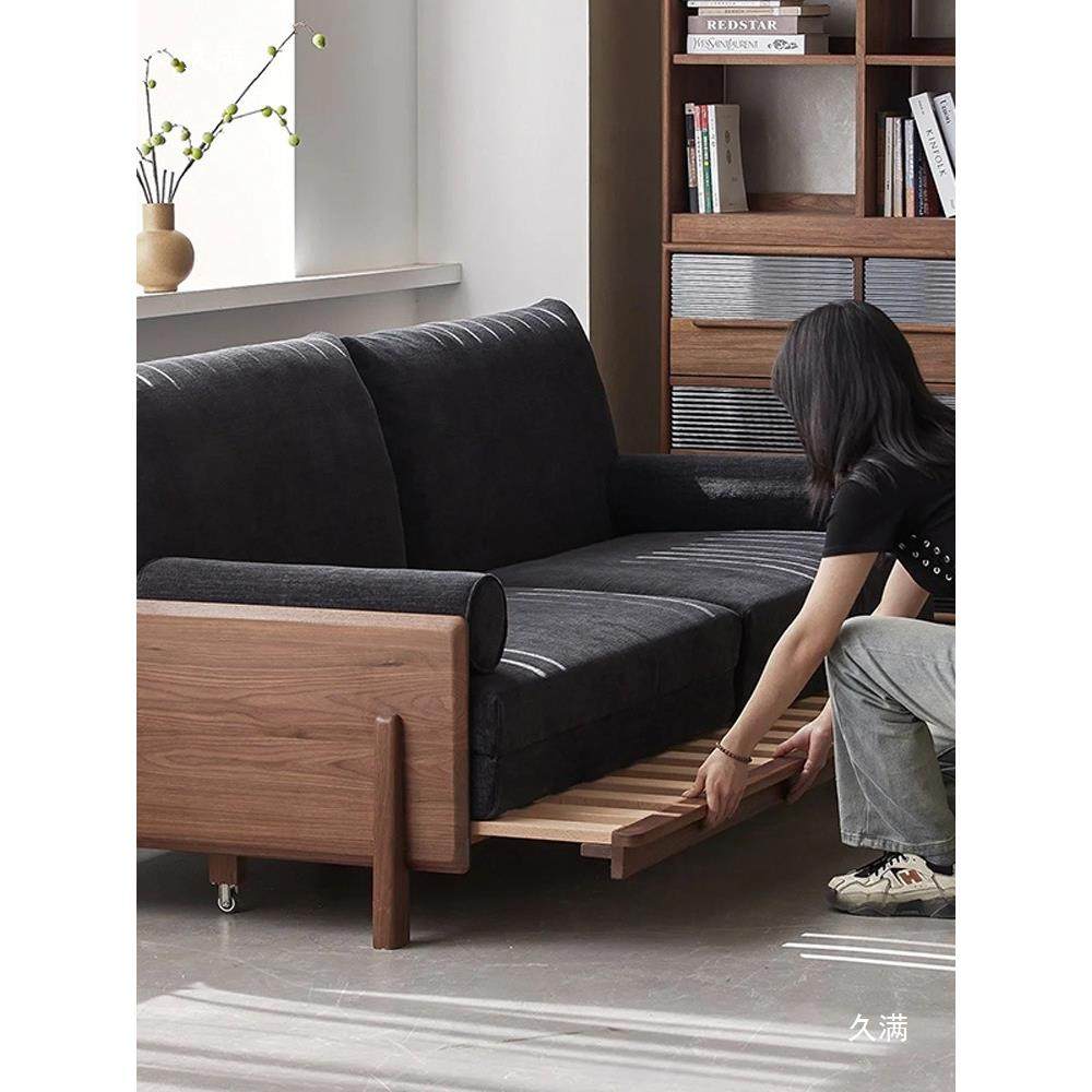 新中厅式木布SUY艺沙发沙发床两实用可折叠发伸缩客胡桃木沙可以,鲜花速递/花卉仿真/绿植园艺,其它园艺用品,淘宝优惠券,粉丝福利购,淘宝优惠卷
