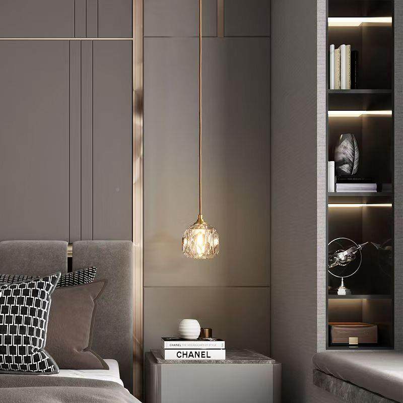 新款现全水铜晶吊灯床头VNW轻客厅奢温馨卧室房间代吊线吧台网红,鲜花速递/花卉仿真/绿植园艺,其它园艺用品,淘宝优惠券,粉丝福利购,淘宝优惠卷