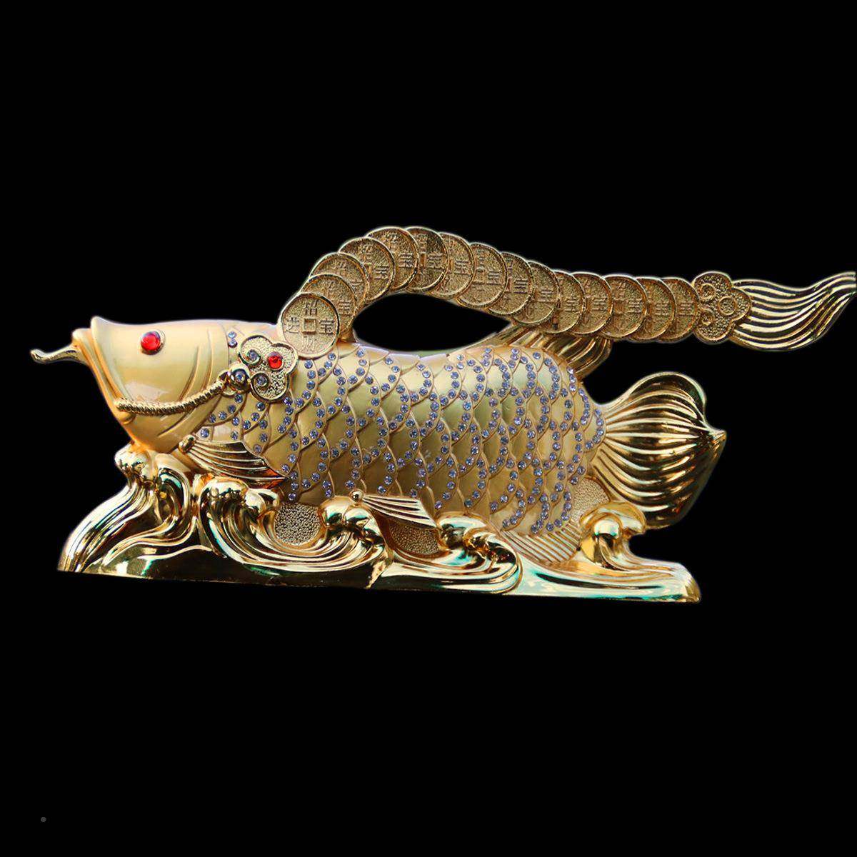 新款合汽车摆车载车内创RTG金意品年年有鱼新件款大摆鱼饰品用大,鲜花速递/花卉仿真/绿植园艺,其它园艺用品,淘宝优惠券,粉丝福利购,淘宝优惠卷