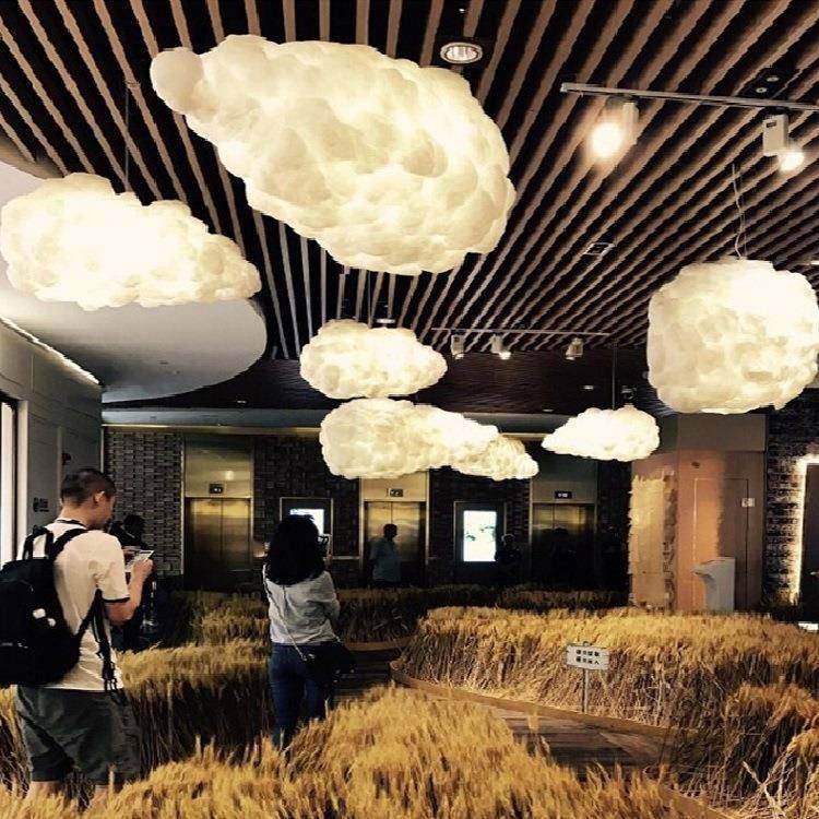 个性卧室童房吊创云意商场幼PKI灯儿园彩灯酒店儿餐厅网红棉花白,鲜花速递/花卉仿真/绿植园艺,其它园艺用品,淘宝优惠券,粉丝福利购,淘宝优惠卷