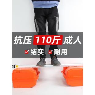 尺水准仪塔尺5米7米水平仪测量标尺合金加铝厚刻尺伸缩度标MKF高