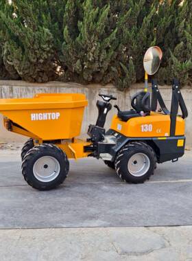 出口新西NTA兰HT130式翻斗车前式铲土运输装载卸机旋轮转翻斗车