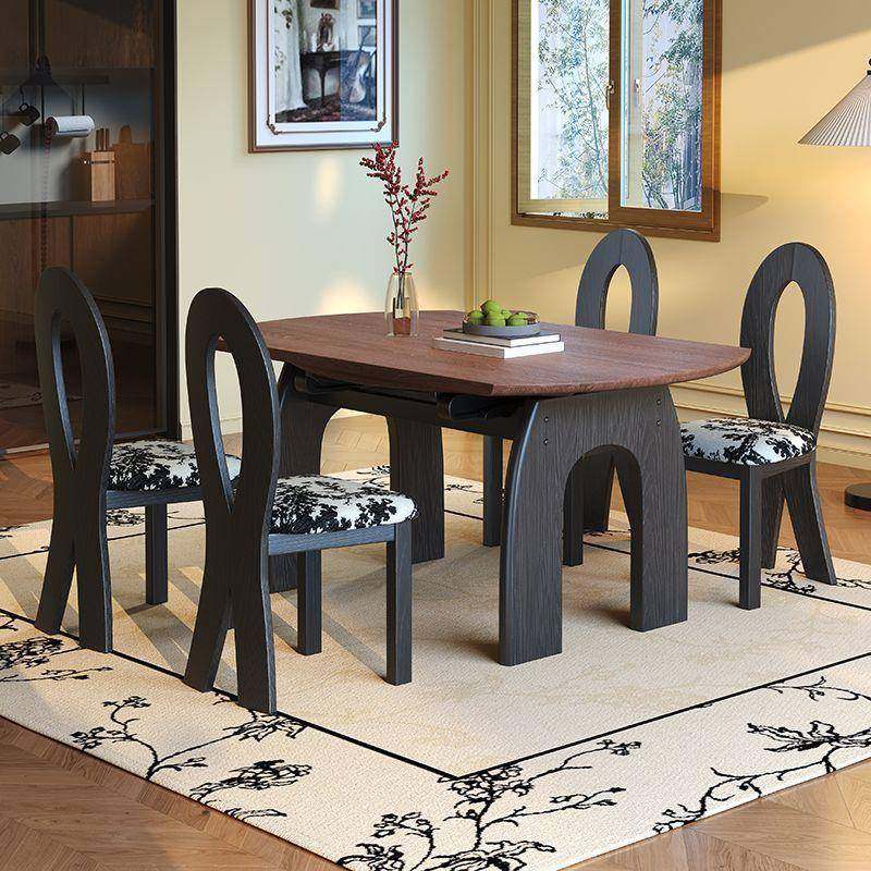 法式中古风RNJ实木复可伸缩餐小桌户型家用可变圆吃桌古可折饭叠,鲜花速递/花卉仿真/绿植园艺,其它园艺用品,淘宝优惠券,粉丝福利购,淘宝优惠卷