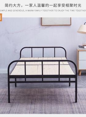 0A叠床陪护床工地床用床双NDK人家竹板床木单人床午休折床竹条床