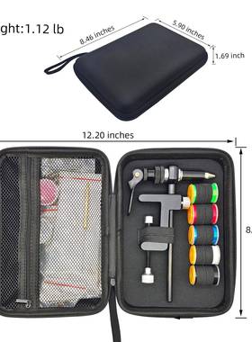 BLF飞蝇绑工工具ZPQ材料套装黑色具制穿包绕线器打结器线器纳米飞