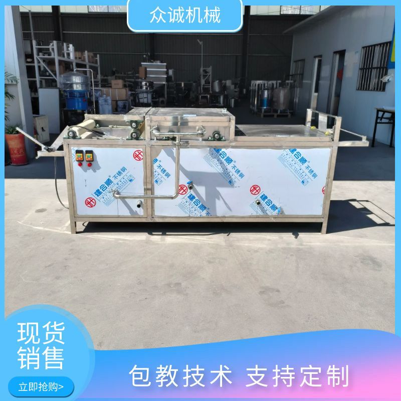 大型蒸汽自动豆腐皮卷布机