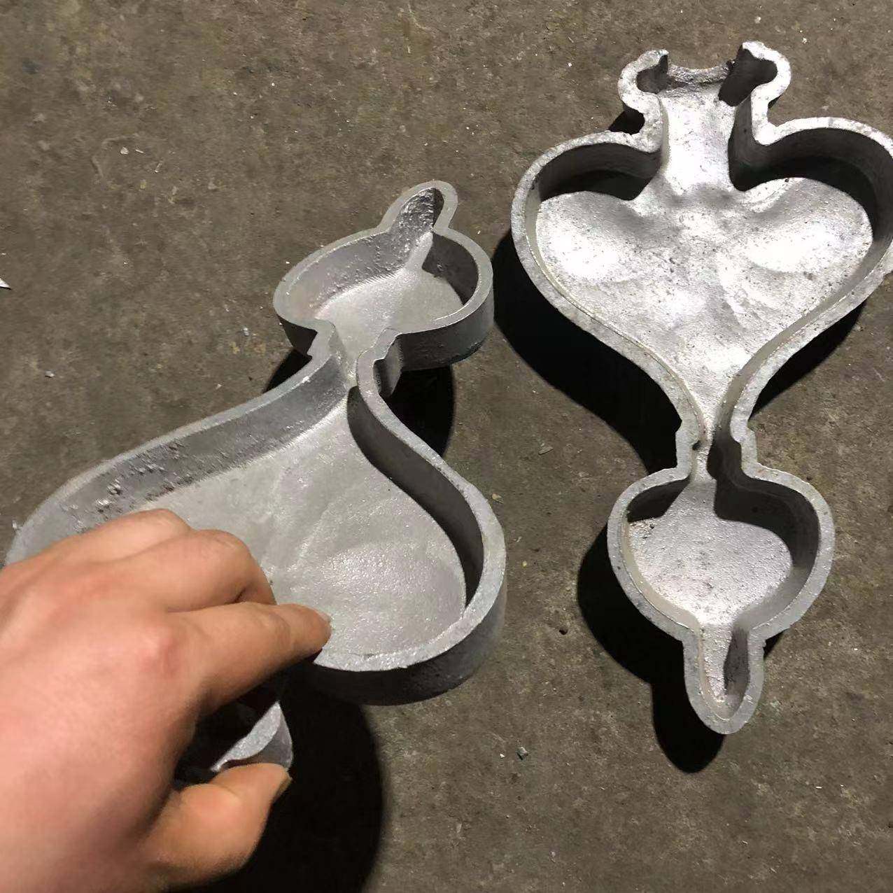 砂铸铝双葫芦门顶扣花FPL铁艺楼梯件大门护配栏结实实用