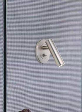 直销633现代简卧0室床头LED壁灯嵌入式黑色35度旋转阅读约可灯