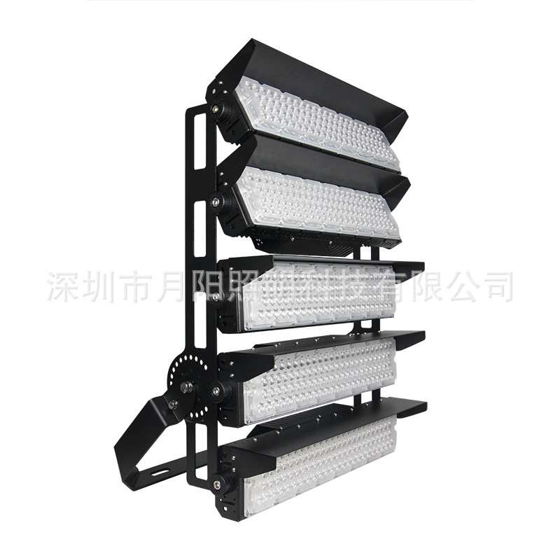 2020新产品 1250W球场灯外壳 鳍片结构散热器  多种配光角度