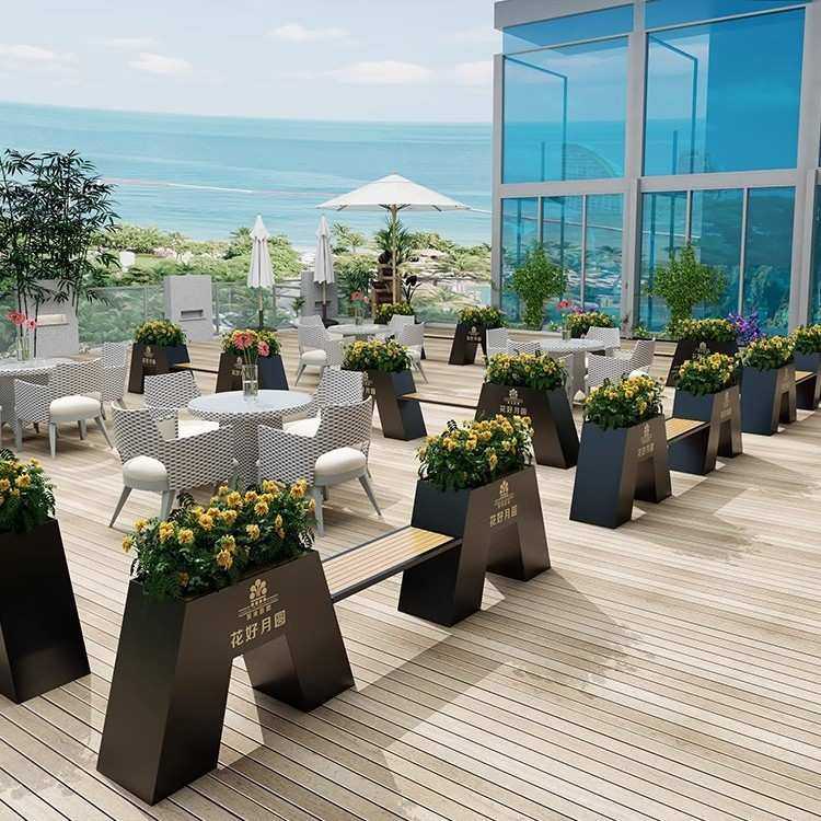 户外花箱组合售楼部大型隔断花架咖啡厅座椅花槽广场坐凳铁艺花坛,模玩/动漫/周边/娃圈三坑/桌游,模型制作工具/辅料耗材,淘宝优惠券,粉丝福利购,淘宝优惠卷