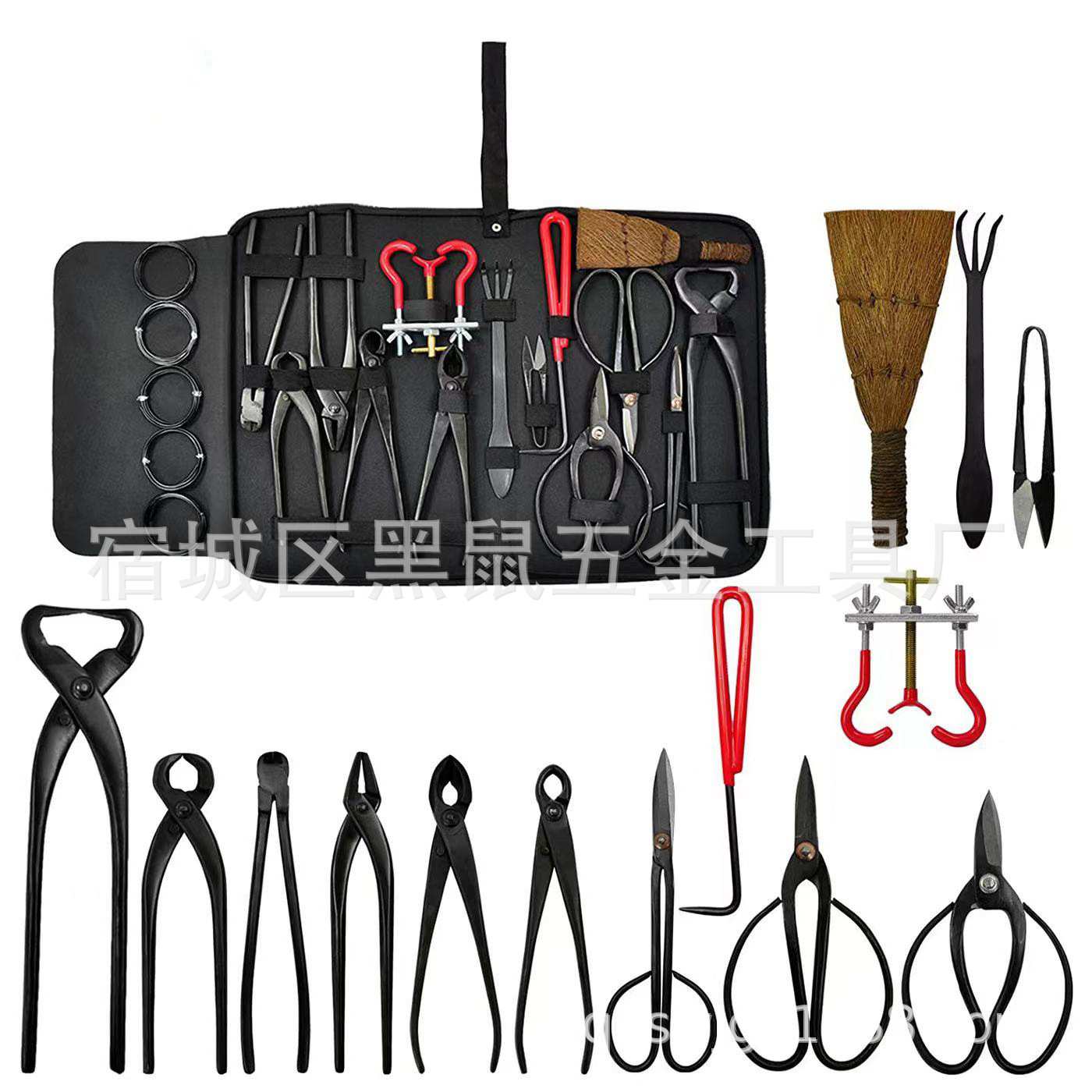 黑鼠盆景工具盆景剪盆栽剪园艺剪盆栽工具盆景工具套装花艺剪