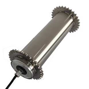 格瓦定制链轮电动滚筒 轻载网带板链输送设备 不锈钢防水动力辊筒