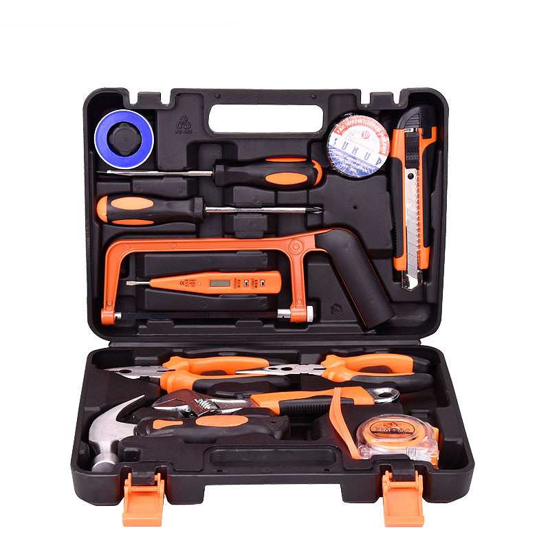 家用工具套装 五金工具组套手动维修工具箱 家具安装(13件套)