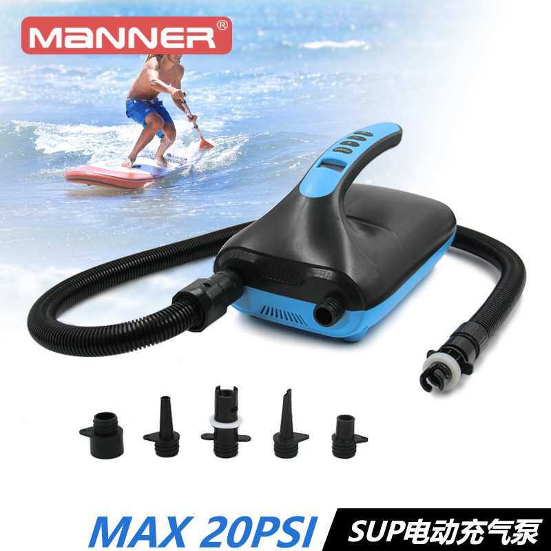 SUP桨板高压充气泵充气帐篷冲锋舟12V车载电动泵橡皮艇充气床气泵