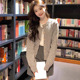 又甜又辣灰色麻花针织开衫 日系甜美学生宽松外搭 外套毛衣女春季