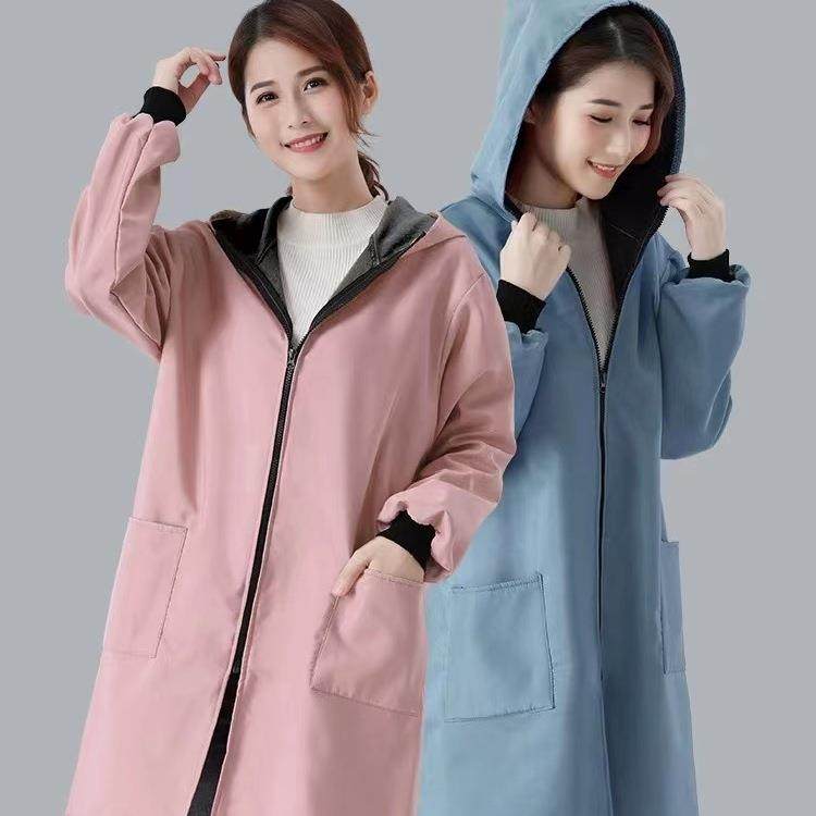 加绒罩衣女冬季围裙家用厨房防水防油加厚秋冬工作服大人2025新款,家庭/个人清洁工具,围裙套装,淘宝优惠券,粉丝福利购,淘宝优惠卷