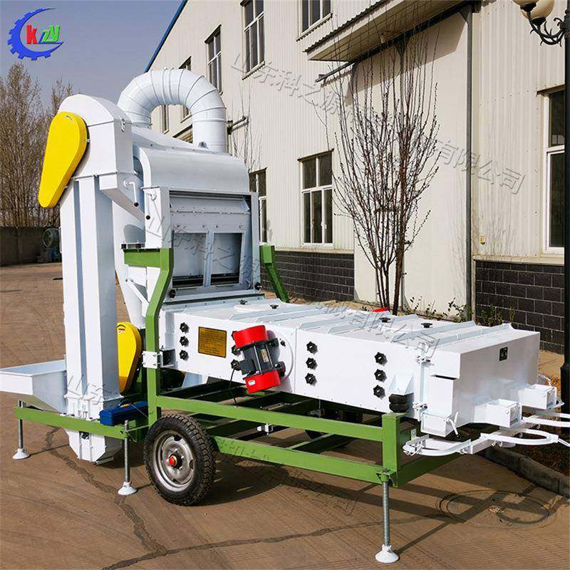 5XZC-15BXA型风筛清选机螺旋式农作物清选设备水稻玉米筛选机