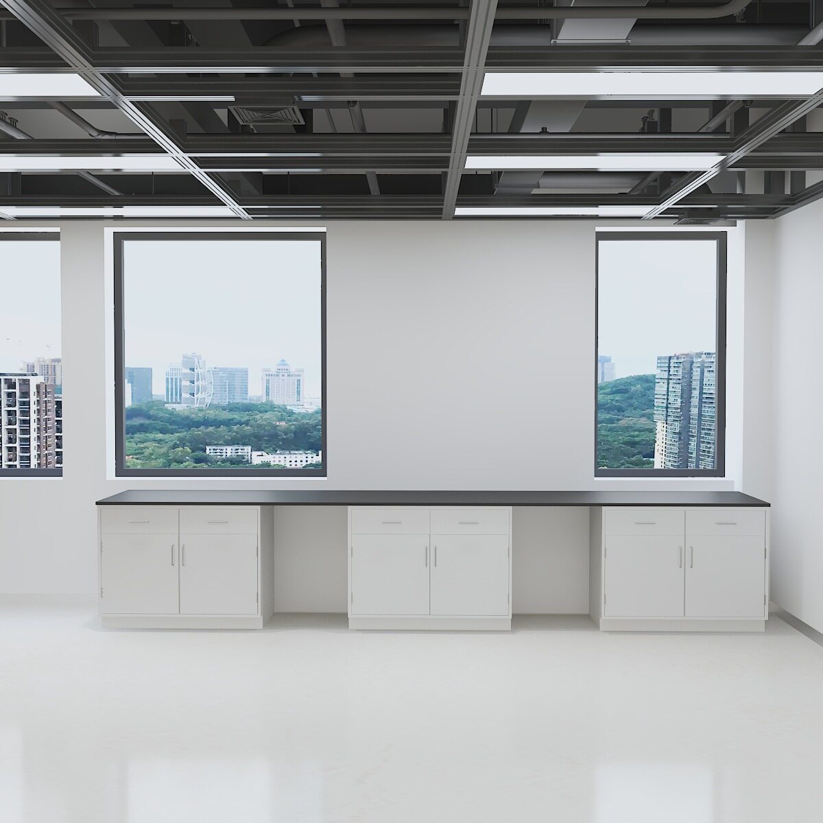 四力实验室工作台理化板边台